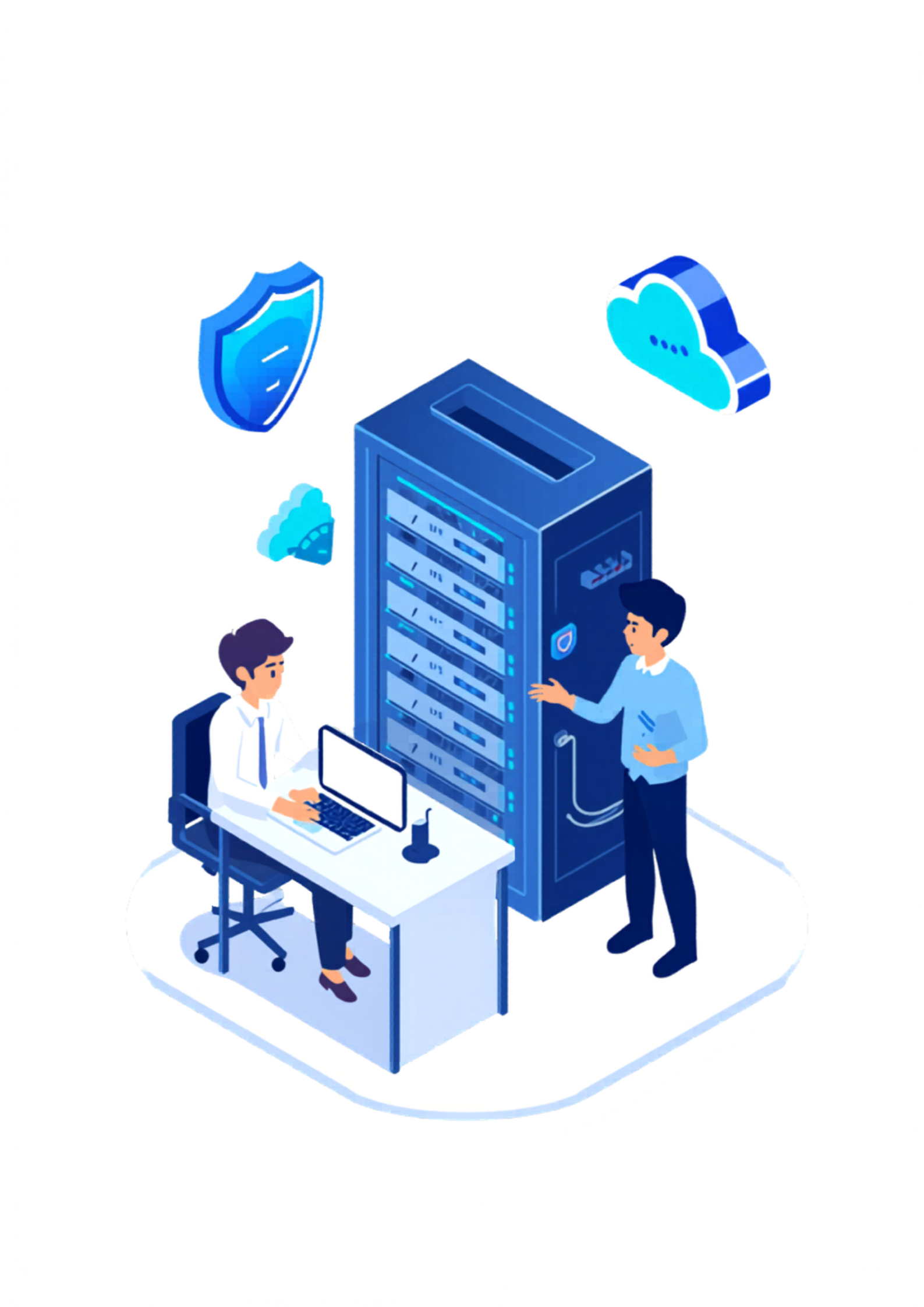 Managed IT services illustration